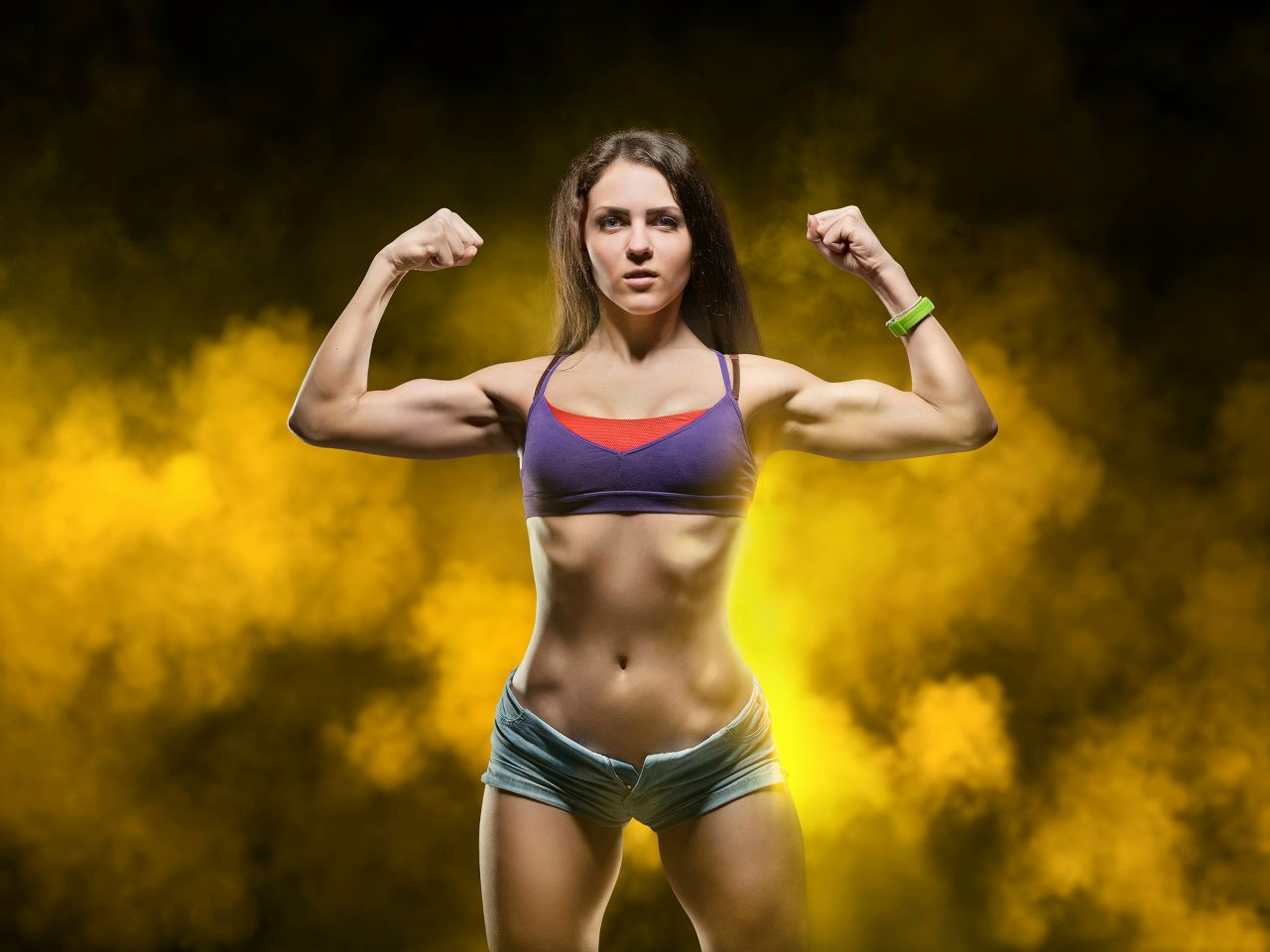 Athletic girls in Guilin